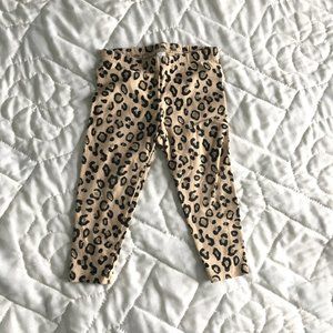 ⚪ Jumping Beans baby girl leopard print leggings